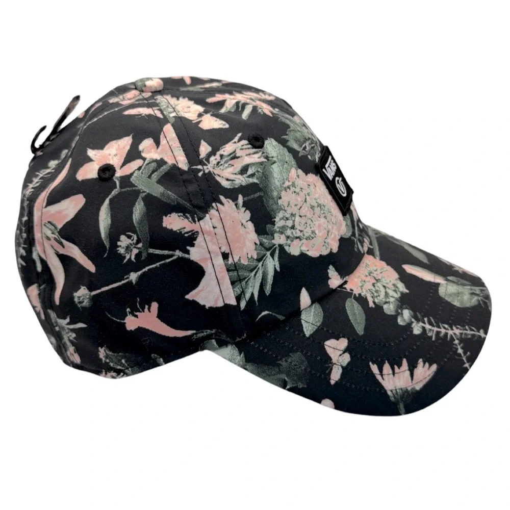 VANS Women's Vansday Court Hat TROPICAL FLORAL PRINT/BLACK - Picture 3 of 7